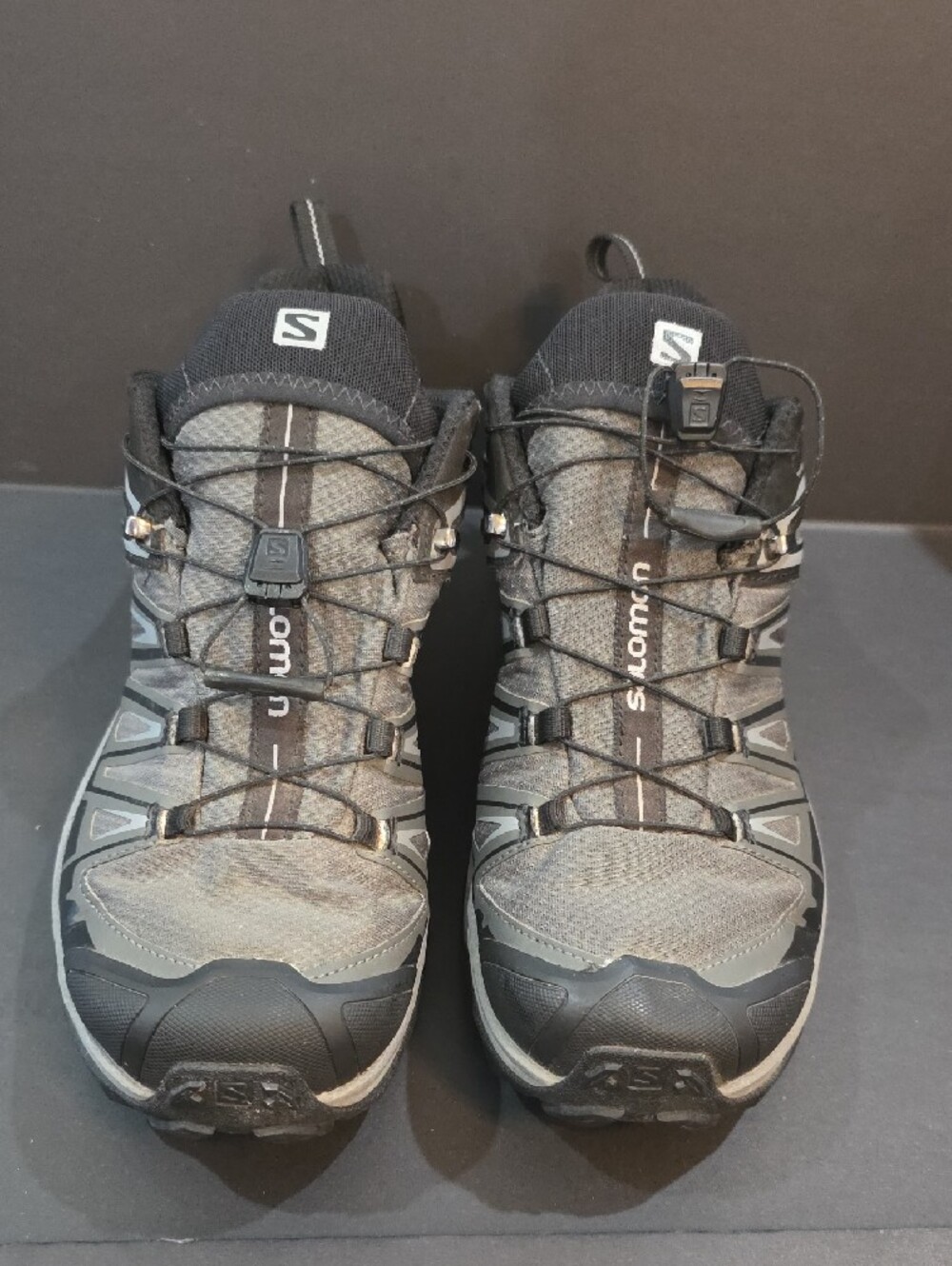 Salomon X Ultra 3 GTX Men's Black and Gray Trail Running Shoes Size 8 - Picture 4 of 11